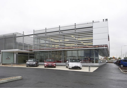 Showrooms Of Cars. a standard car showroom.