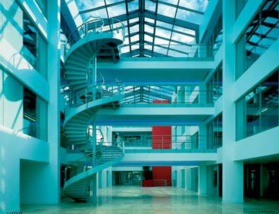 Marlow International, a four-storey office building in Buckinghamshire, was developed by Akeler and designed by architect Aukett