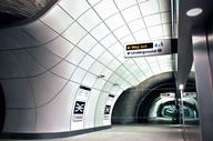 Crossrail station platform mock-up