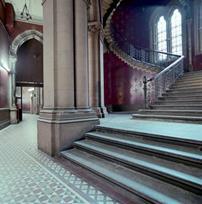 The grand staircase in the St Pancreas hotel