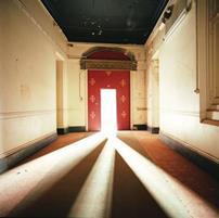 The large hallways, which, in its day would  have been very grand