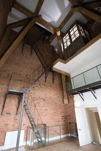 This clock tower, with its open-plan bathroom and wrought-iron stairs up to an original watchmaker’s hut, is one of the most expensive apartments