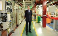 Mike Tynan on site at Springfields Fuels’ processing plant in Preston