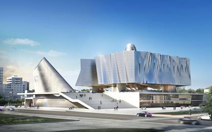 Coop Himmelb(l)au design for Albanian parliament