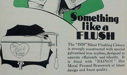 archive advert - toilet cistern - small