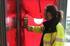 Blower door airtightness test