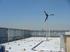 In built up areas, wind turbines are often located on top of buildings