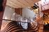 The flagship Manhattan store of handbag maker Longchamp boasts a three-storey cascading staircase designed by Thomas Heatherwick and made from 55 tonnes of steel. The engineer was Packman Lucas
