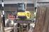 Digger over trench in high street