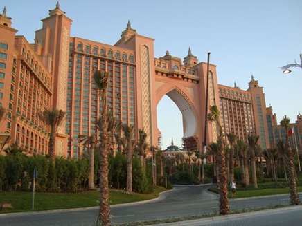 the Atlantis hotel in Dubai